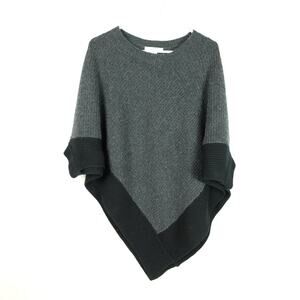 Cashmere Project Poncho Once Size Colorblocked Quiet Luxery Cozy Travel Casual